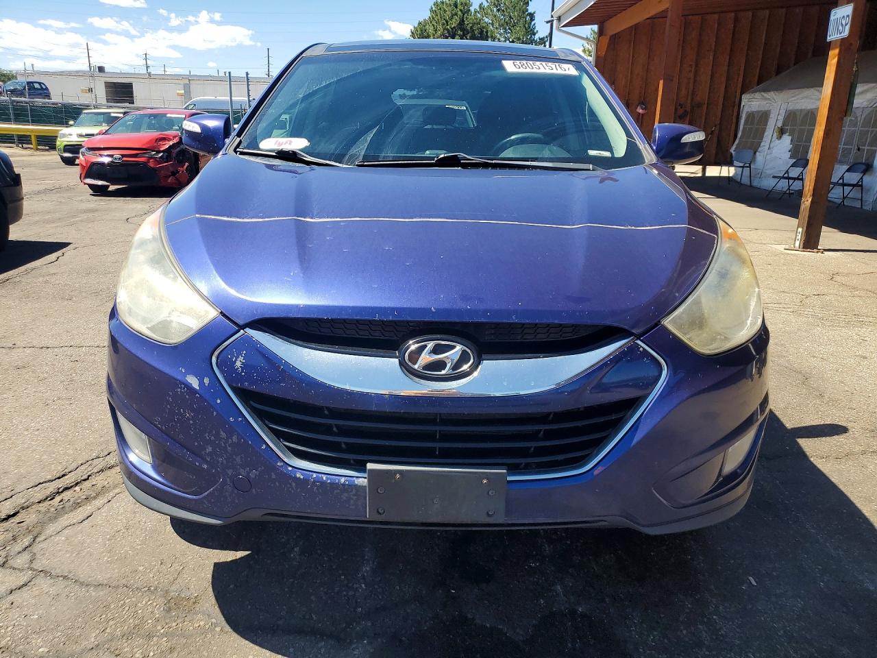 2013 Hyundai Tucson Limited Синий vin: KM8JUCAC9DU609519