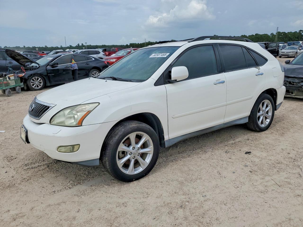 2009 Lexus Rx 350 White vin: 2T2GK31U79C059606