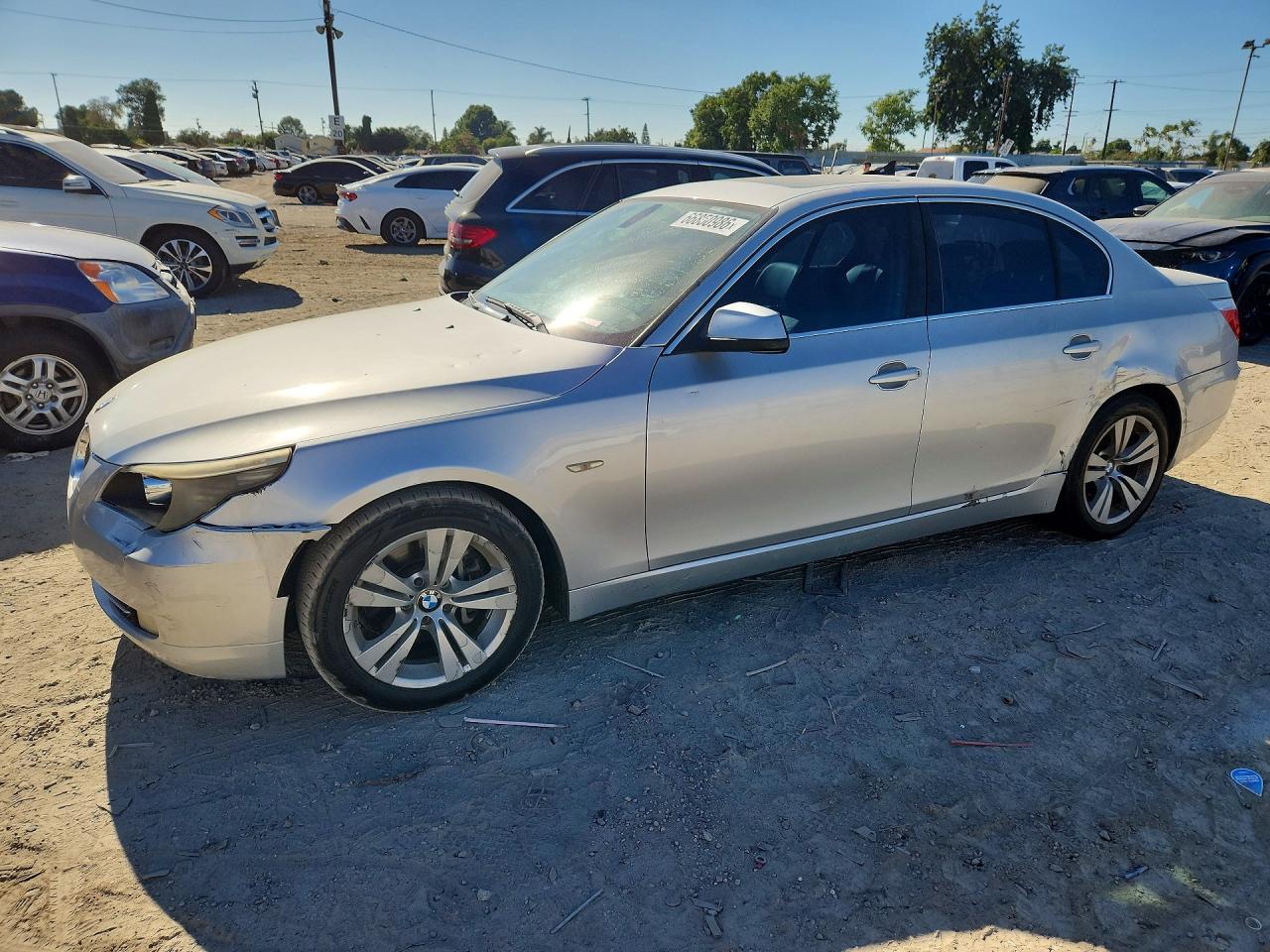 2010 Bmw 528 I Silver vin: WBANU5C52AC441723