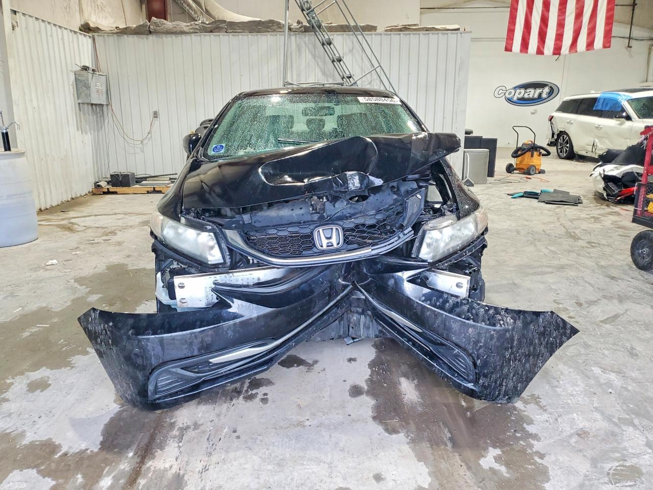 2015 Honda Civic Lx Black vin: 19XFB2F52FE009852