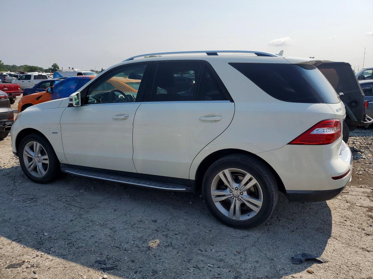 2012 Mercedes-benz Ml 350 Bluetec White vin: 4JGDA2EB7CA001886