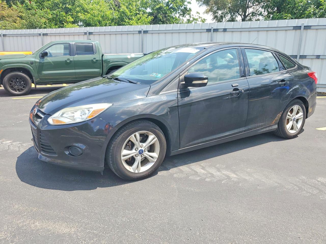 2014 Ford Focus Se Black vin: 1FADP3F27EL234719