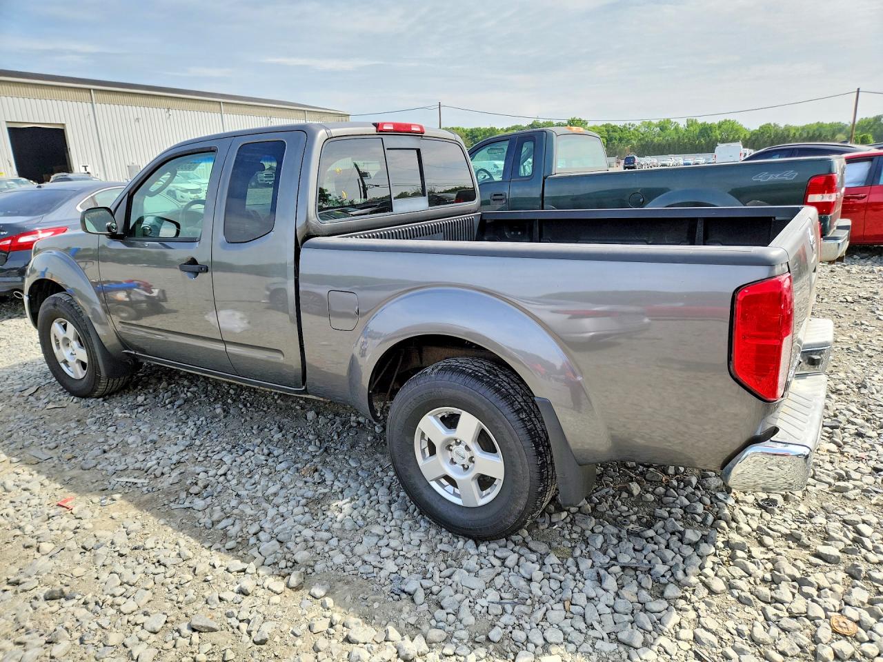 2008 Nissan Frontier Se V6 Gray vin: 1N6AD06W68C440171