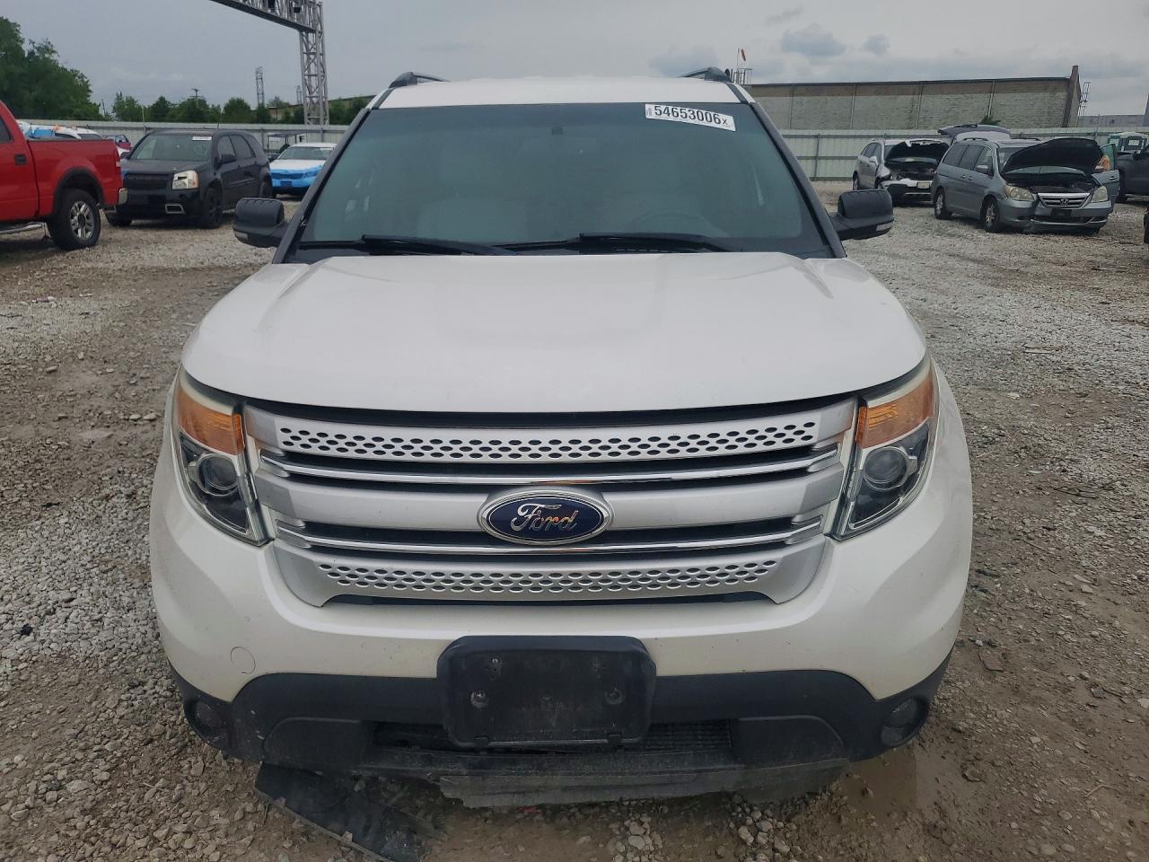 2014 Ford Explorer Xlt White vin: 1FM5K7D82EGA53477