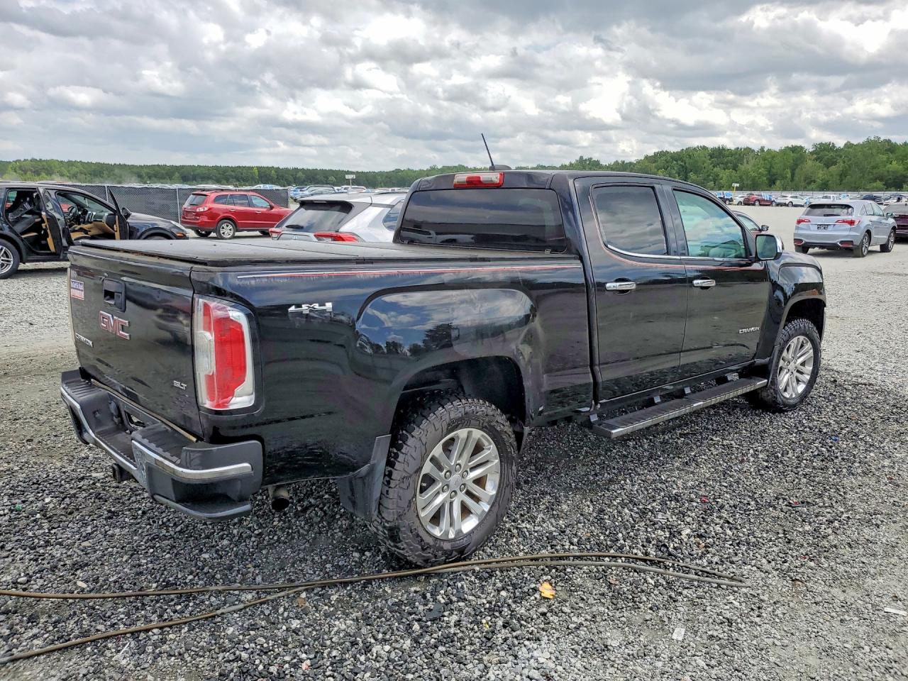 2015 Gmc Canyon Slt Black vin: 1GTG6CE32F1189612