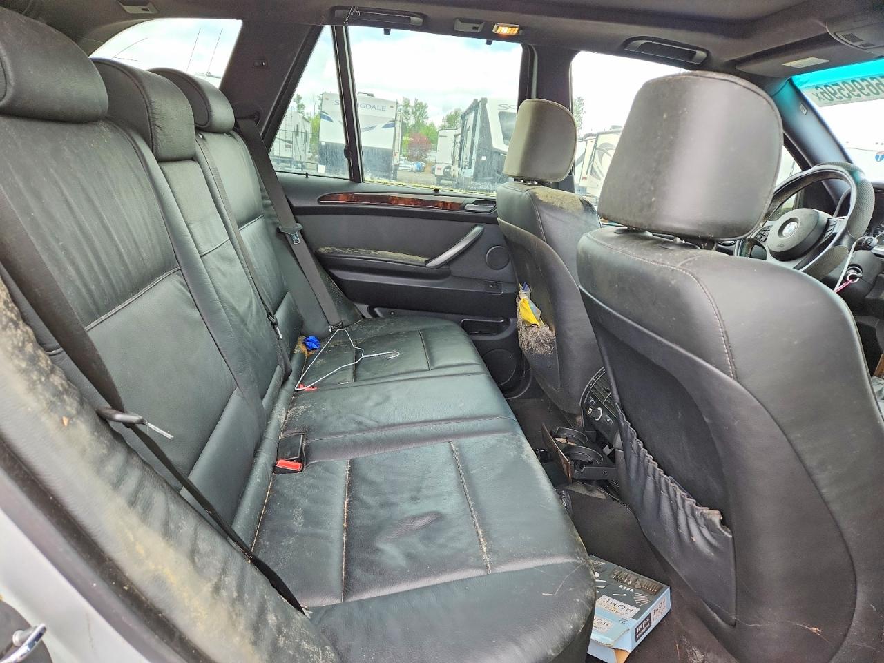2005 Bmw X5 4.4i Silver vin: 5UXFB53505LV11186