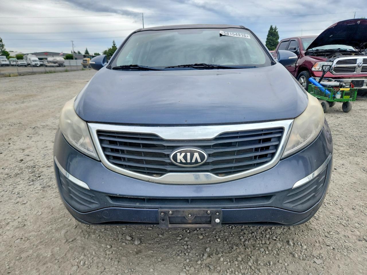 2013 Kia Sportage Lx Blue vin: KNDPBCA26D7466944