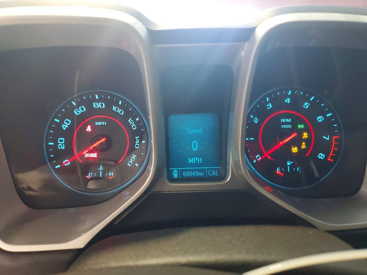 2014 Chevrolet Camaro Ls Red vin: 2G1FE1E32E9207063