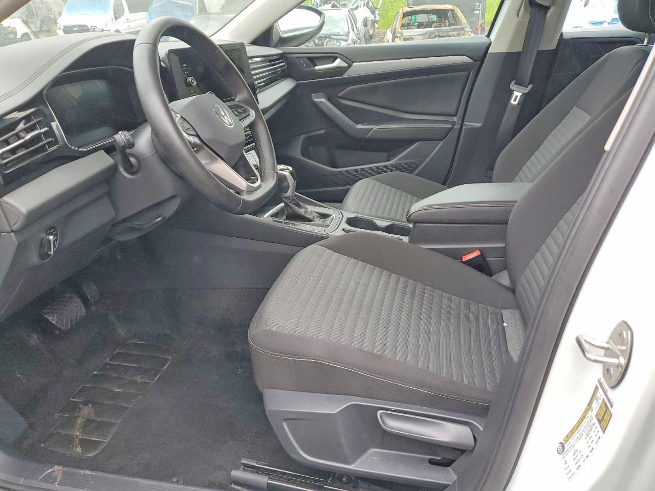 2025 Volkswagen Jetta S White vin: 3VW5X7BU0SM070900