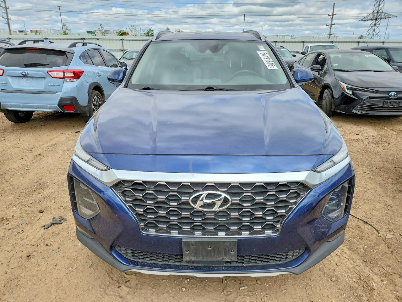 2020 Hyundai Santa Fe Sel Blue vin: 5NMS33AD1LH145555