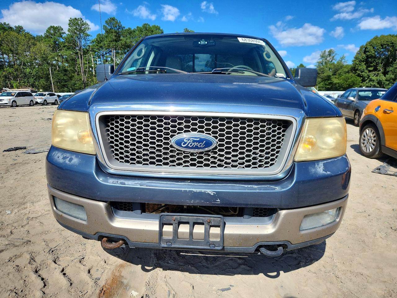 2005 Ford F150 Blue vin: 1FTPX14585FB73968