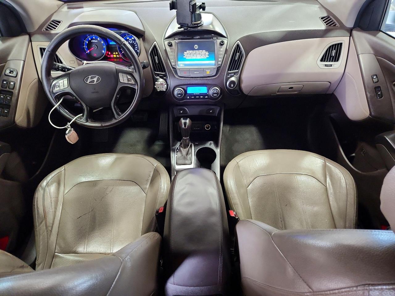 2014 Hyundai Tucson Limited Gray vin: KM8JUCAG2EU901565