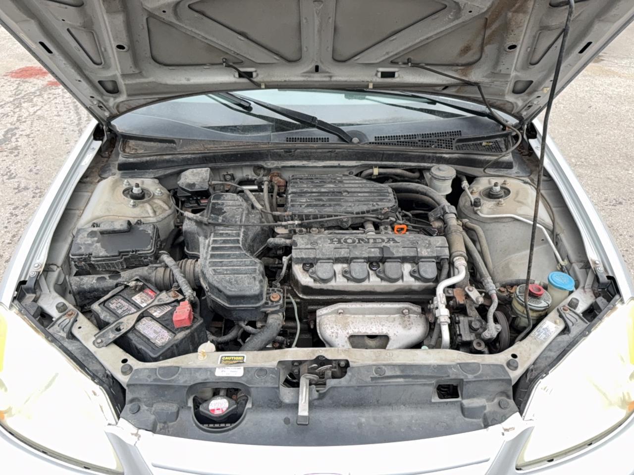 2002 Honda Civic Lx Silver vin: 1HGES16552L026055