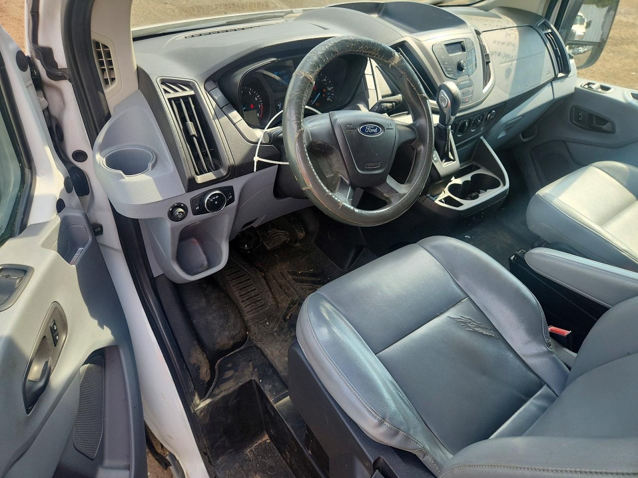 2015 Ford Transit T- - Delivery Van White vin: 1FTNE1YMXFKA59929