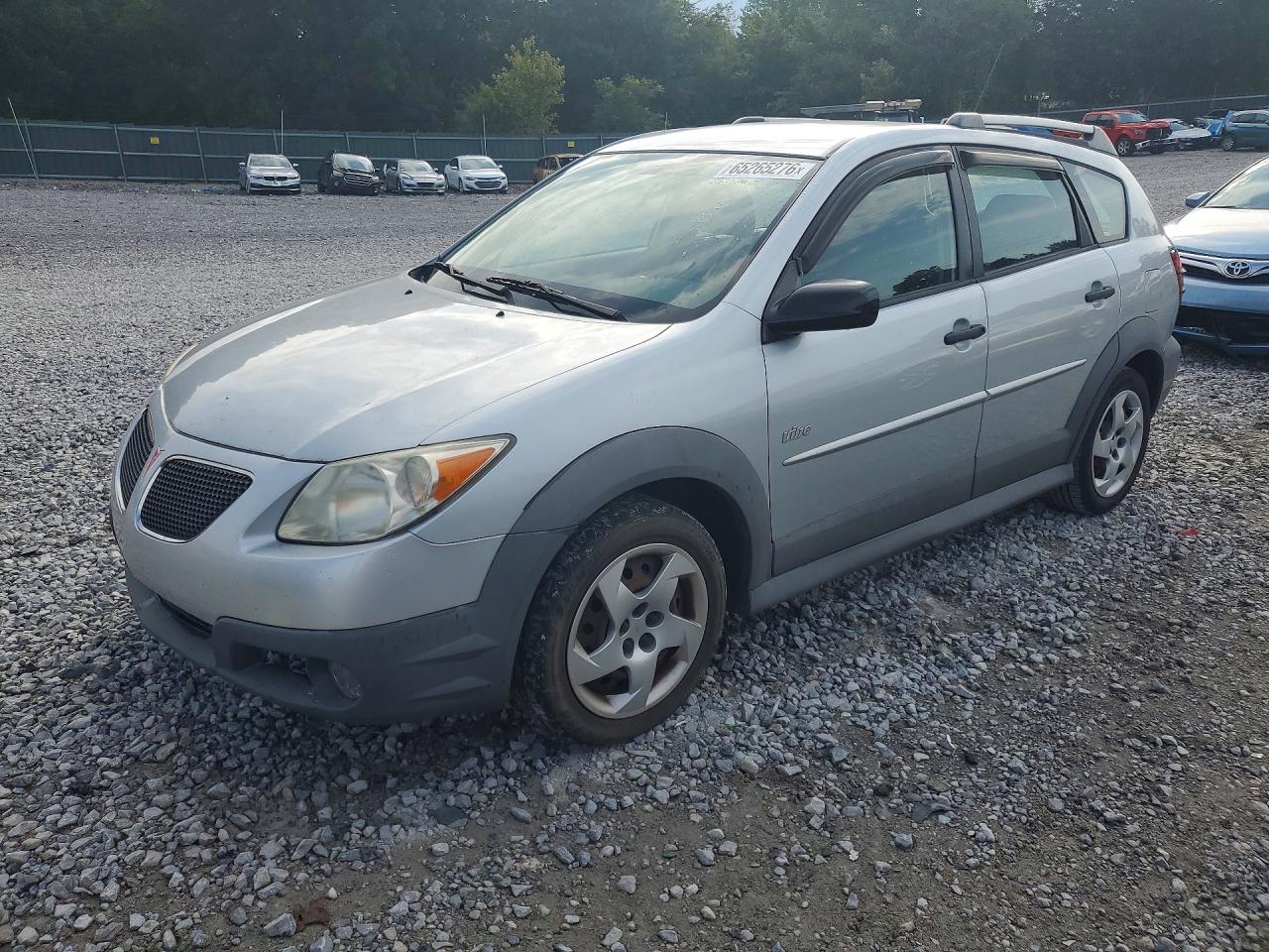 2008 Pontiac Vibe Silver vin: 5Y2SL65838Z404435