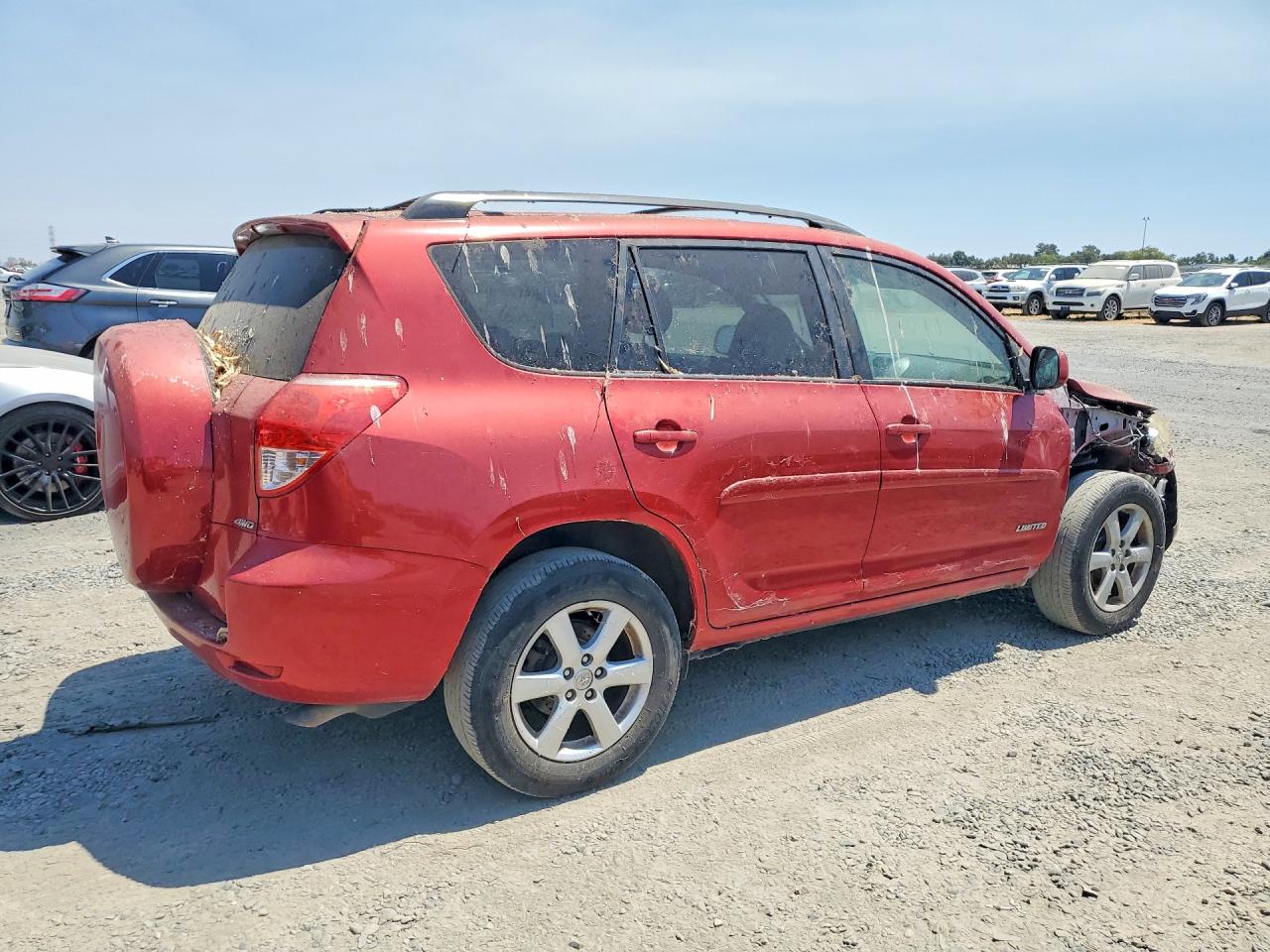 2007 Toyota Rav4 Limited Красный vin: JTMBK31V575026363