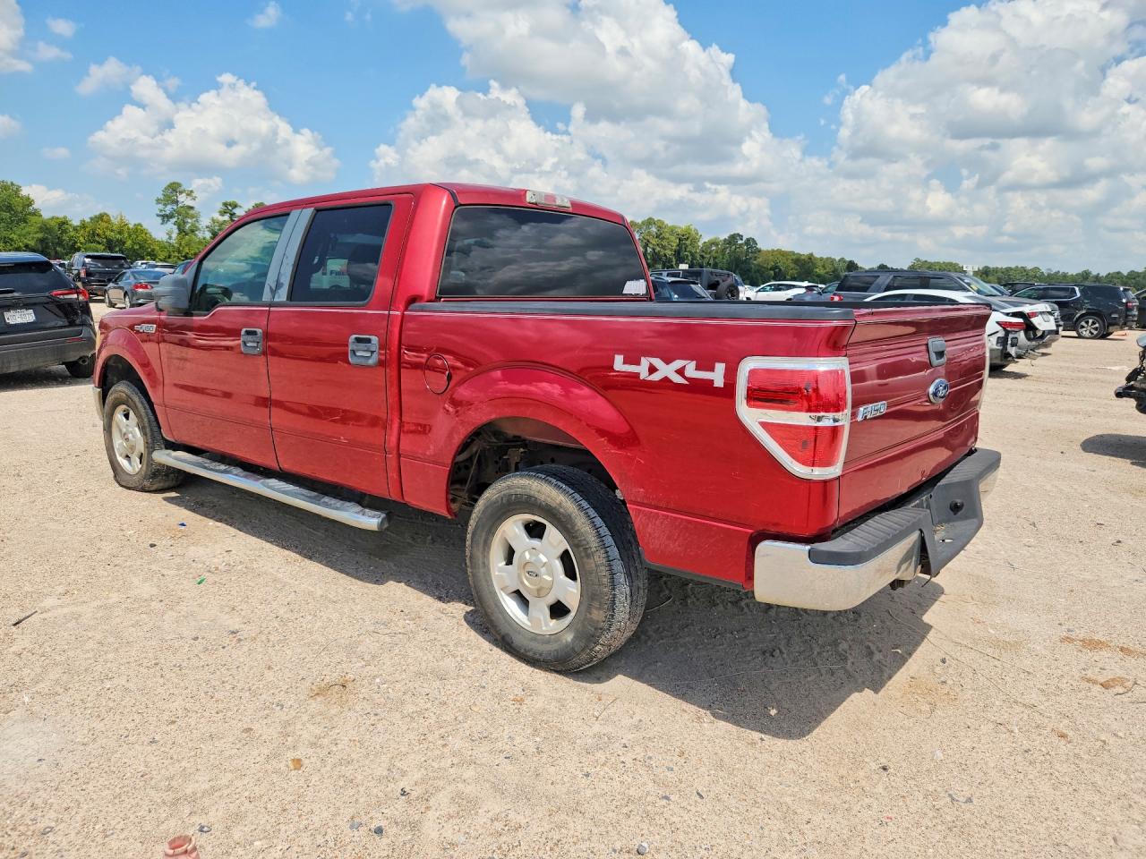 2009 Ford F150 Supercrew Red vin: 1FTPW14V59FA45373