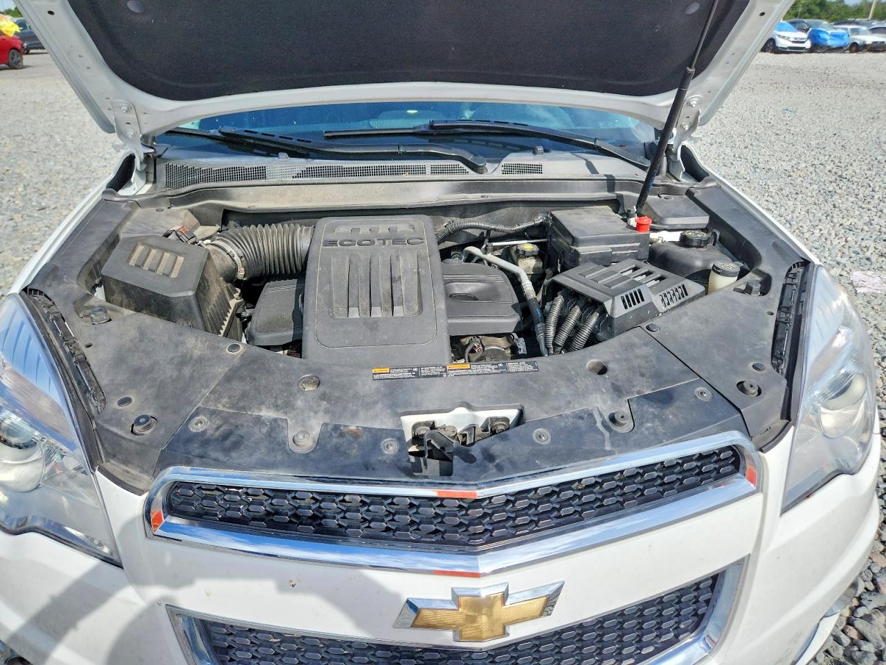 2013 Chevrolet Equinox Ltz White vin: 2GNALFEK2D6244536