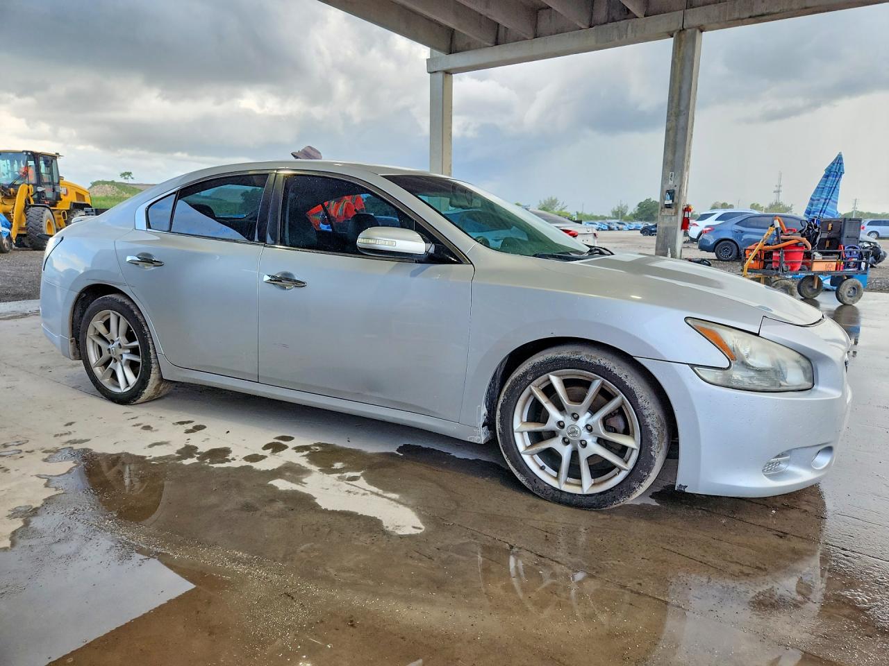 2014 Nissan Maxima 3.5 S Silver vin: 1N4AA5APXEC492221