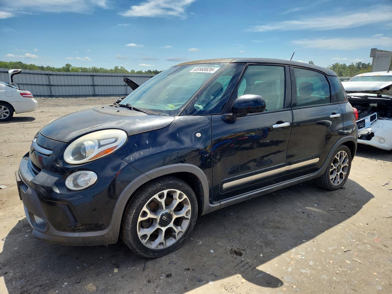 2014 Fiat 500l Trekking Black vin: ZFBCFADH6EZ011902