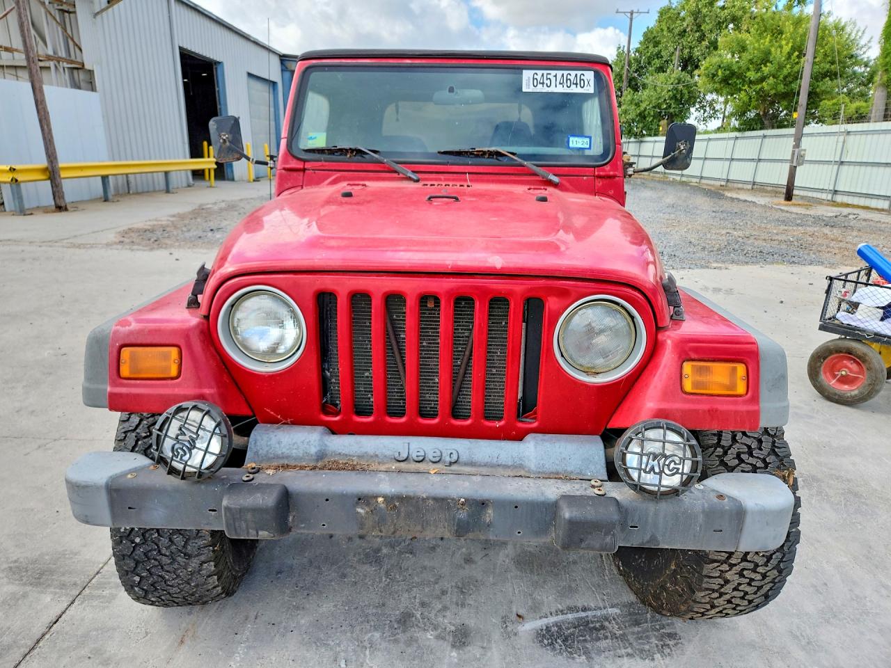 2005 Jeep Wrangler / Tj Se Red vin: 1J4FA29S35P354868