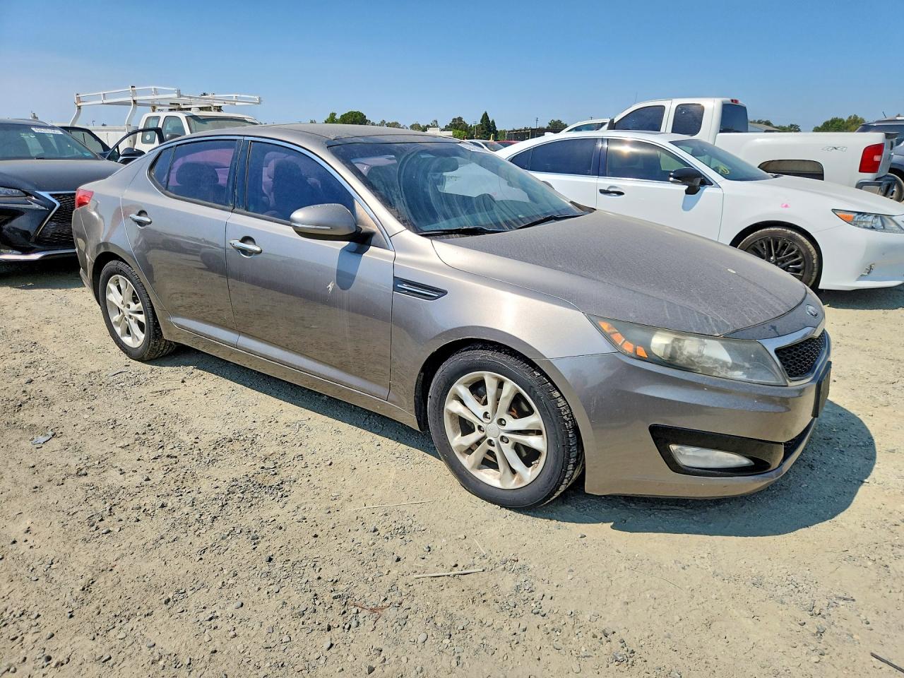 2013 Kia Optima Ex Gray vin: 5XXGN4A77DG213079