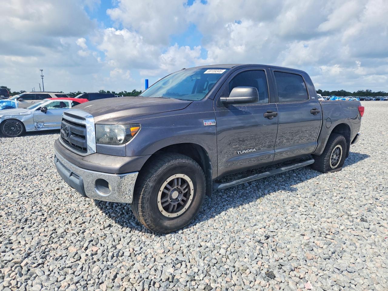 2011 Toyota Tundra Crewmax Sr5 Серый vin: 5TFEY5F14BX114301