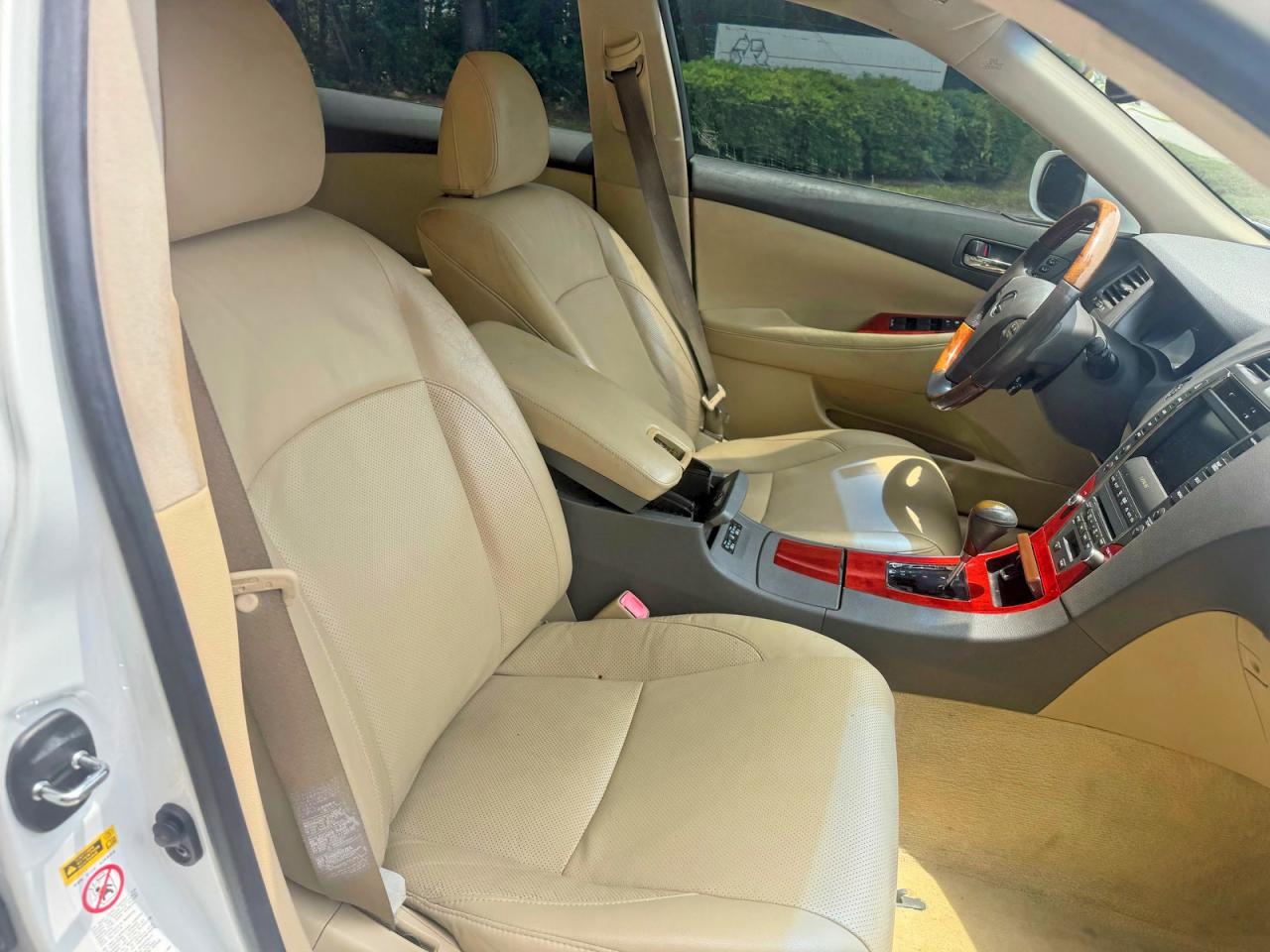 2008 Lexus Es 350 White vin: JTHBJ46G582224722