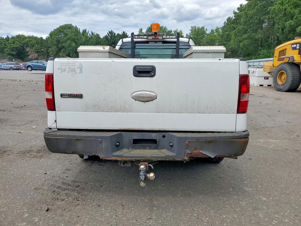 2007 Ford F150 White vin: 1FTPF12V47KC40873