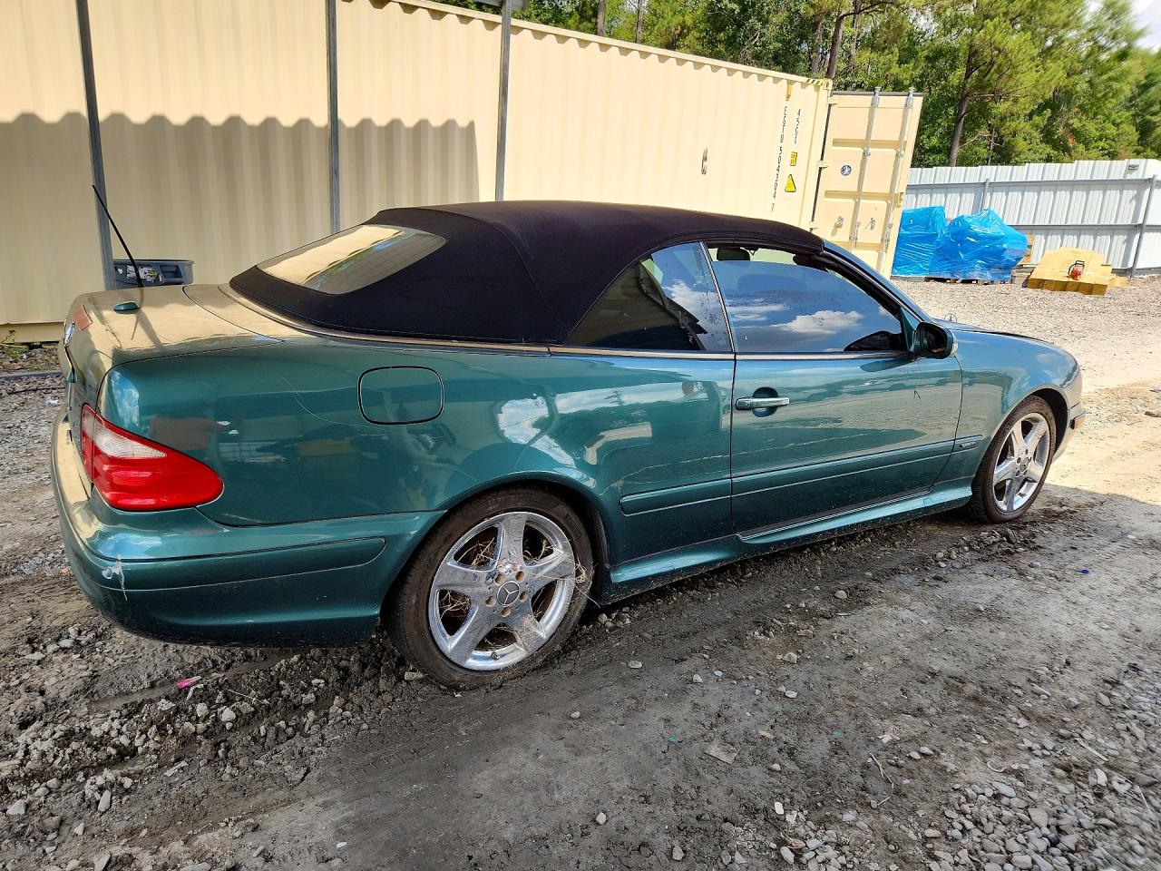 2002 Mercedes-benz Clk 320 Green vin: WDBLK65G22T116266