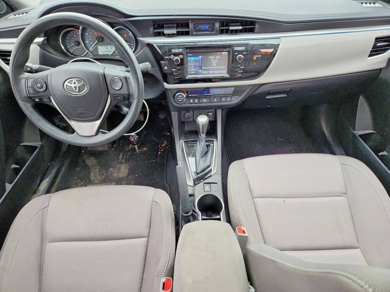 2015 Toyota Corolla Le Gray vin: 5YFBURHEXFP297505