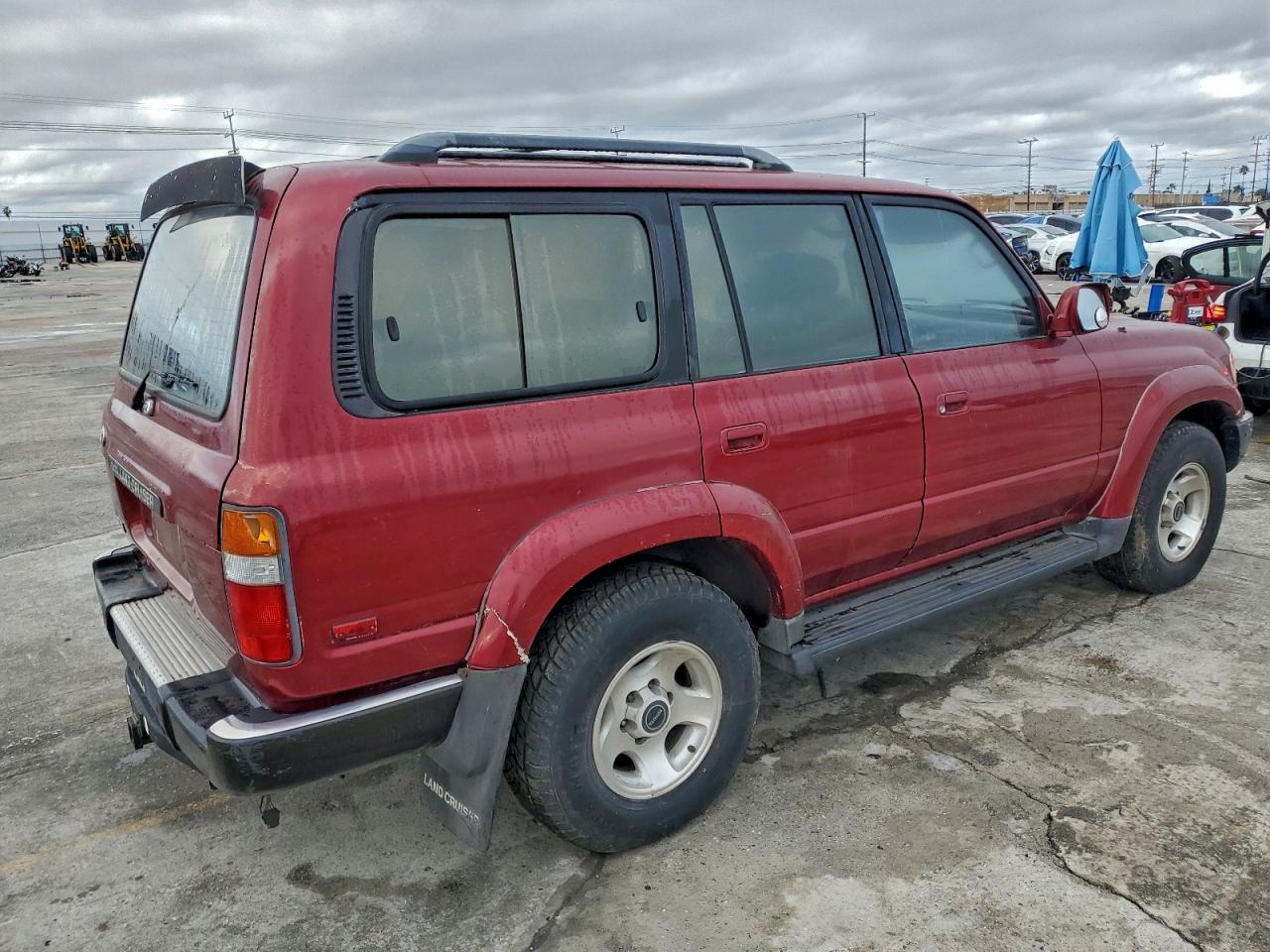 1993 Toyota Land Cruiser Dj81 Burgundy vin: JT3DJ81W3P0032925
