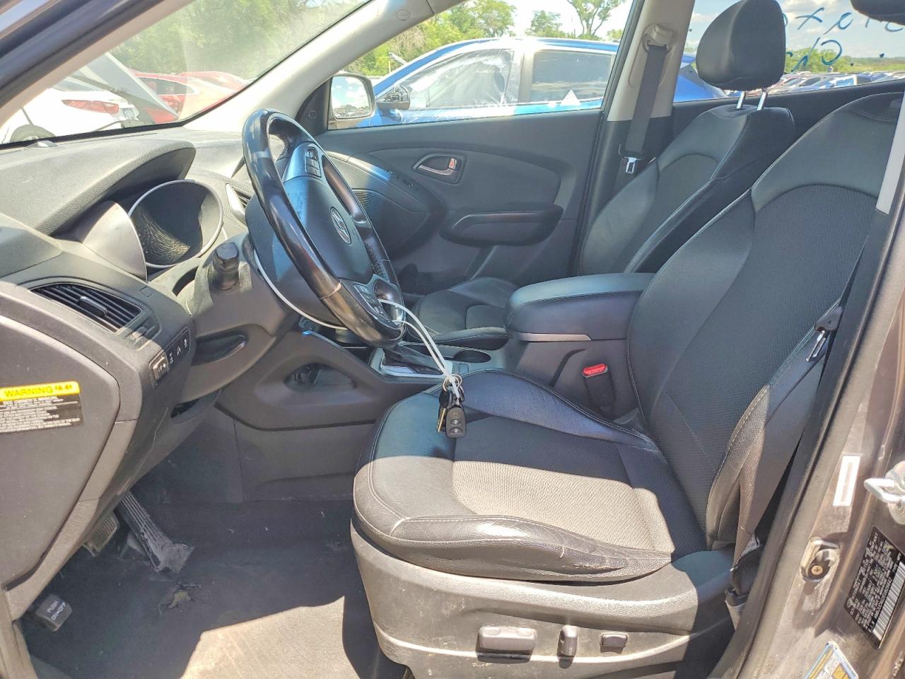 2014 Hyundai Tucson Se Gray vin: KM8JUCAG2EU826642