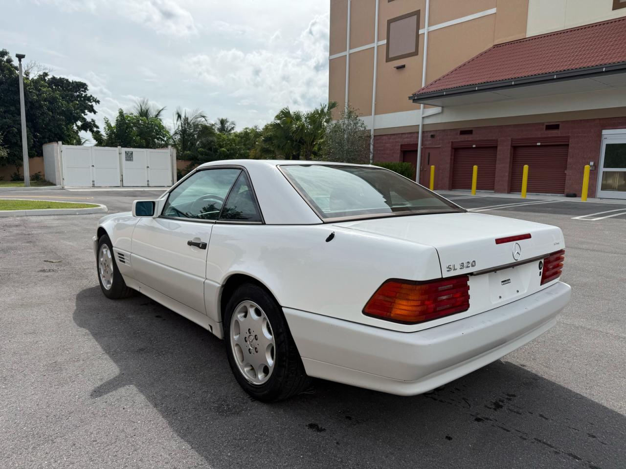 1995 Mercedes-benz Sl 320 White vin: WDBFA63E2SF113822