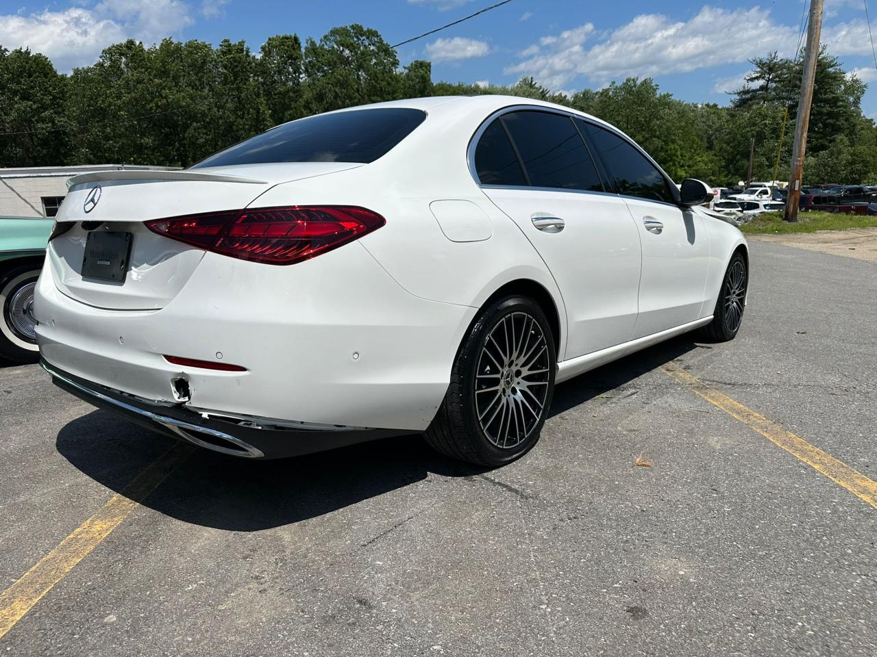 2023 Mercedes-benz C 300 White vin: W1KAF4GB5PR090033