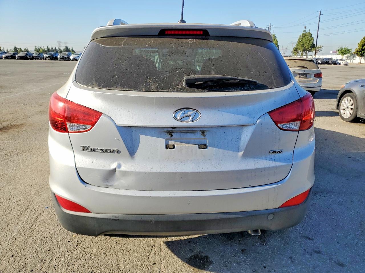 2014 Hyundai Tucson Se White vin: KM8JUCAG9EU926253