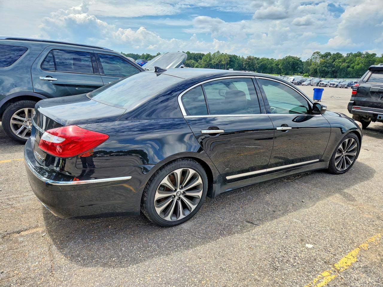 2013 Hyundai Genesis 5.0l Black vin: KMHGC4DH1DU239161