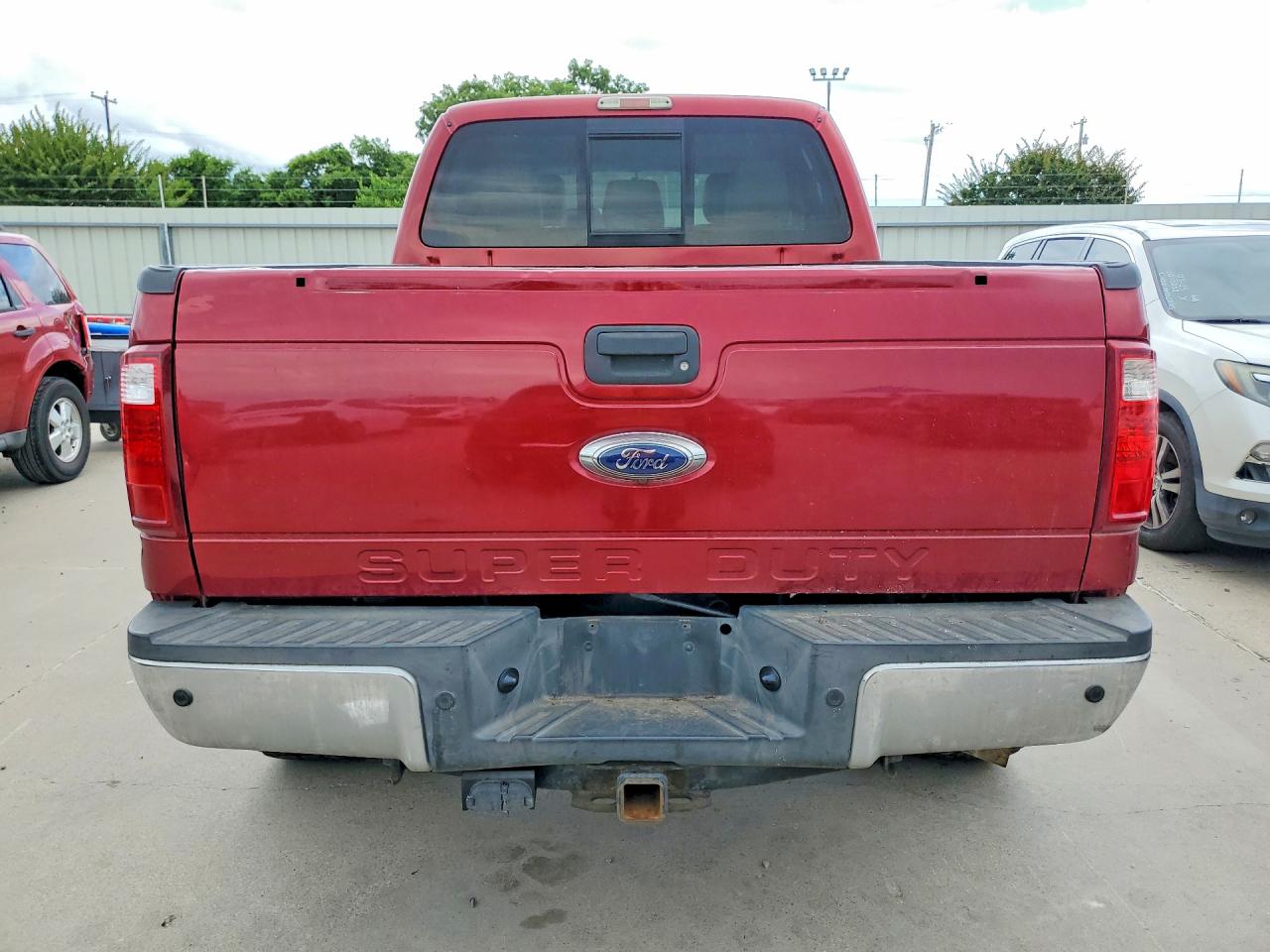 2013 Ford F250 Super Duty Maroon vin: 1FT7W2BT5DEB34303