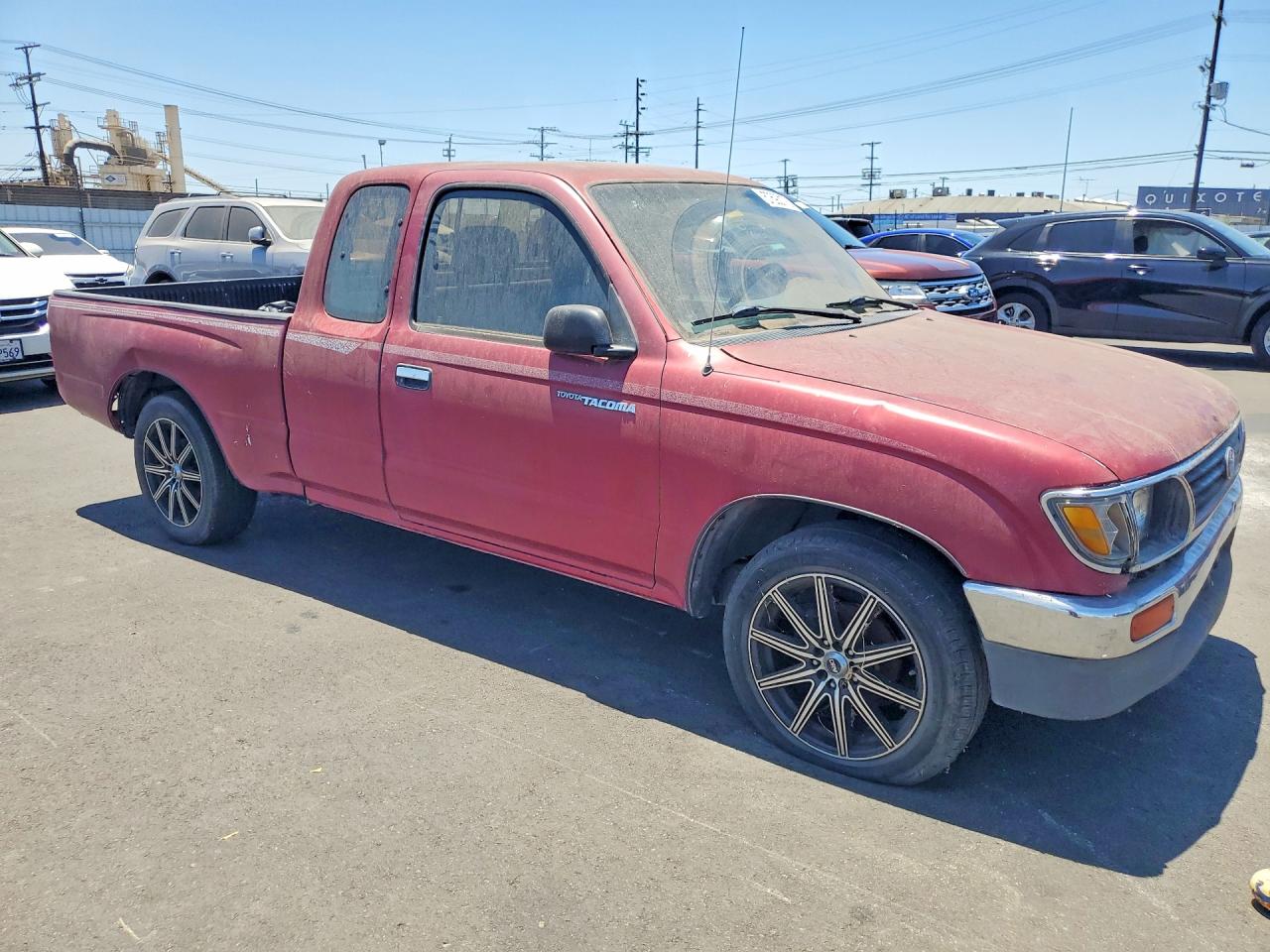 1995 Toyota Tacoma Xtracab Burgundy vin: 4TAVN53F8SZ069923
