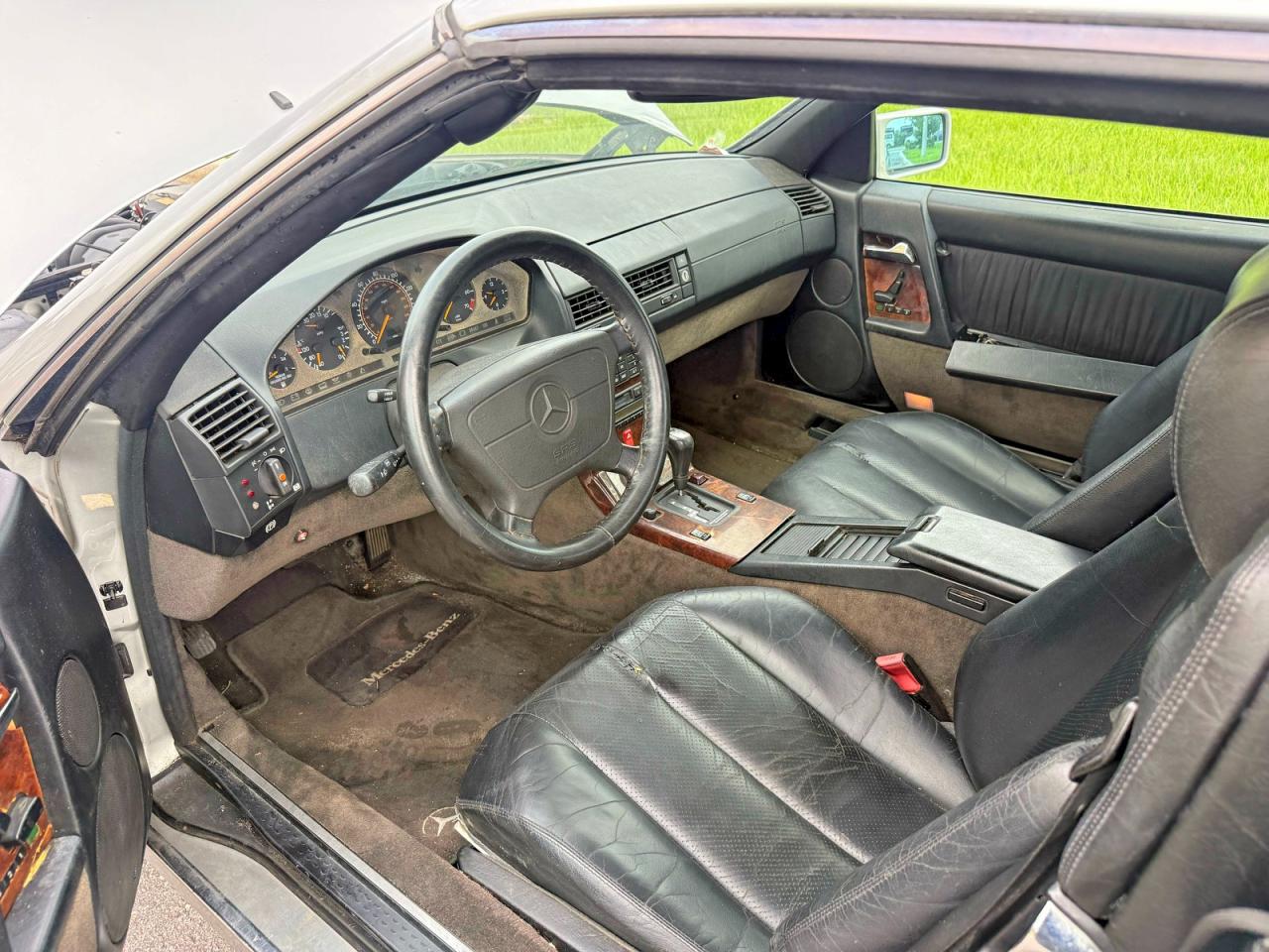 1995 Mercedes-benz Sl 320 Silver vin: WDBFA63E9SF115969
