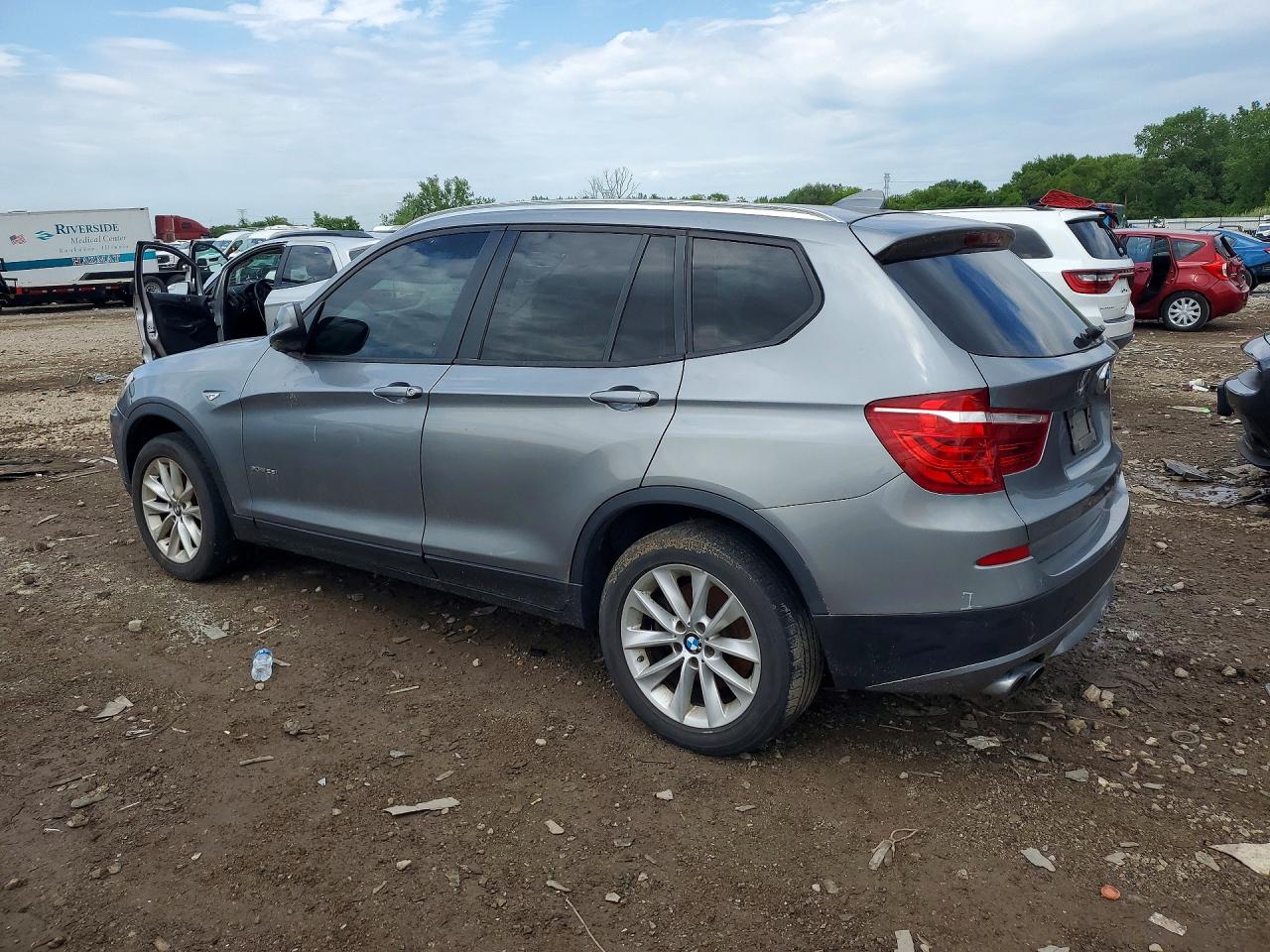 2013 Bmw X3 Xdrive28i Gray vin: 5UXWX9C57D0A21937