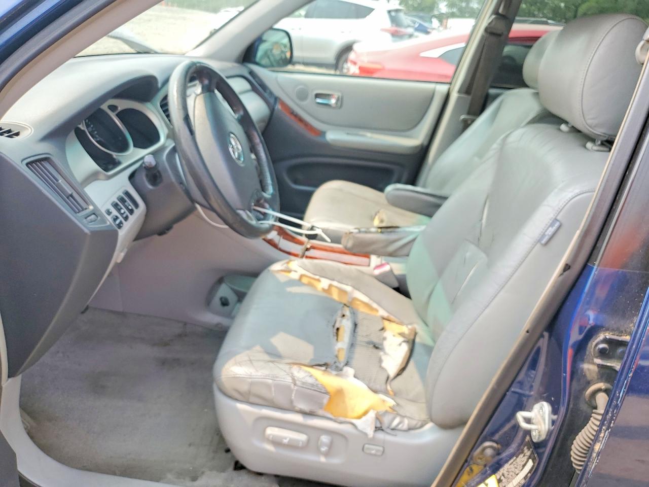 2006 Toyota Highlander Limited Blue vin: JTEDP21A860093838