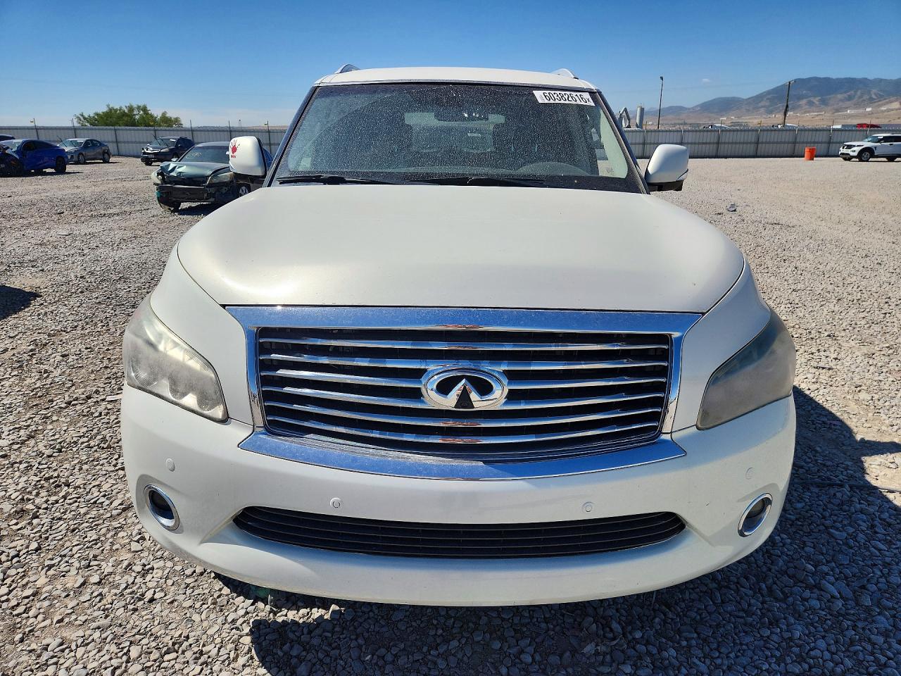 2014 Infiniti Qx80 Base White vin: JN8AZ2NE7E9067986