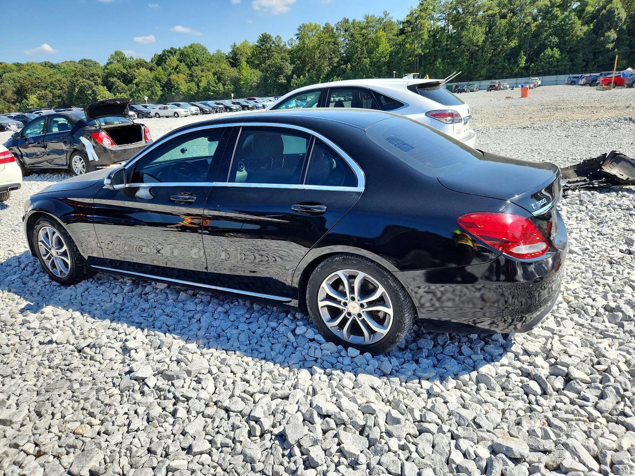 2015 Mercedes-benz C 300 Black vin: 55SWF4JB2FU088008