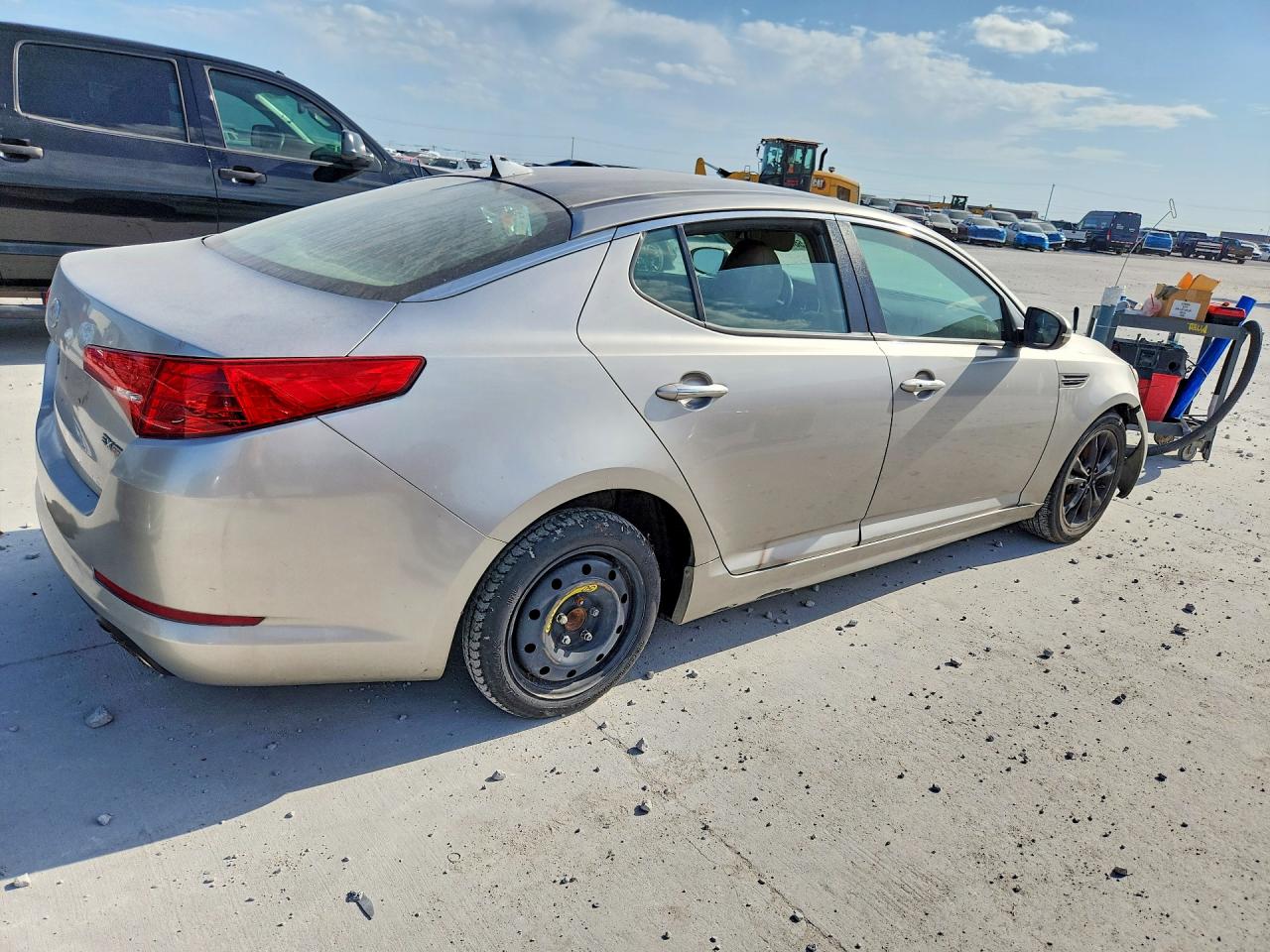 2012 Kia Optima Ex Silver vin: 5XXGN4A74CG051409