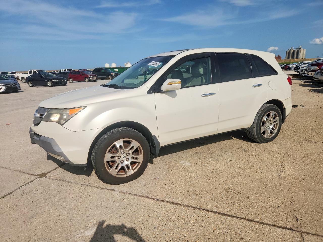 2008 Acura Mdx White vin: 2HNYD28298H542353