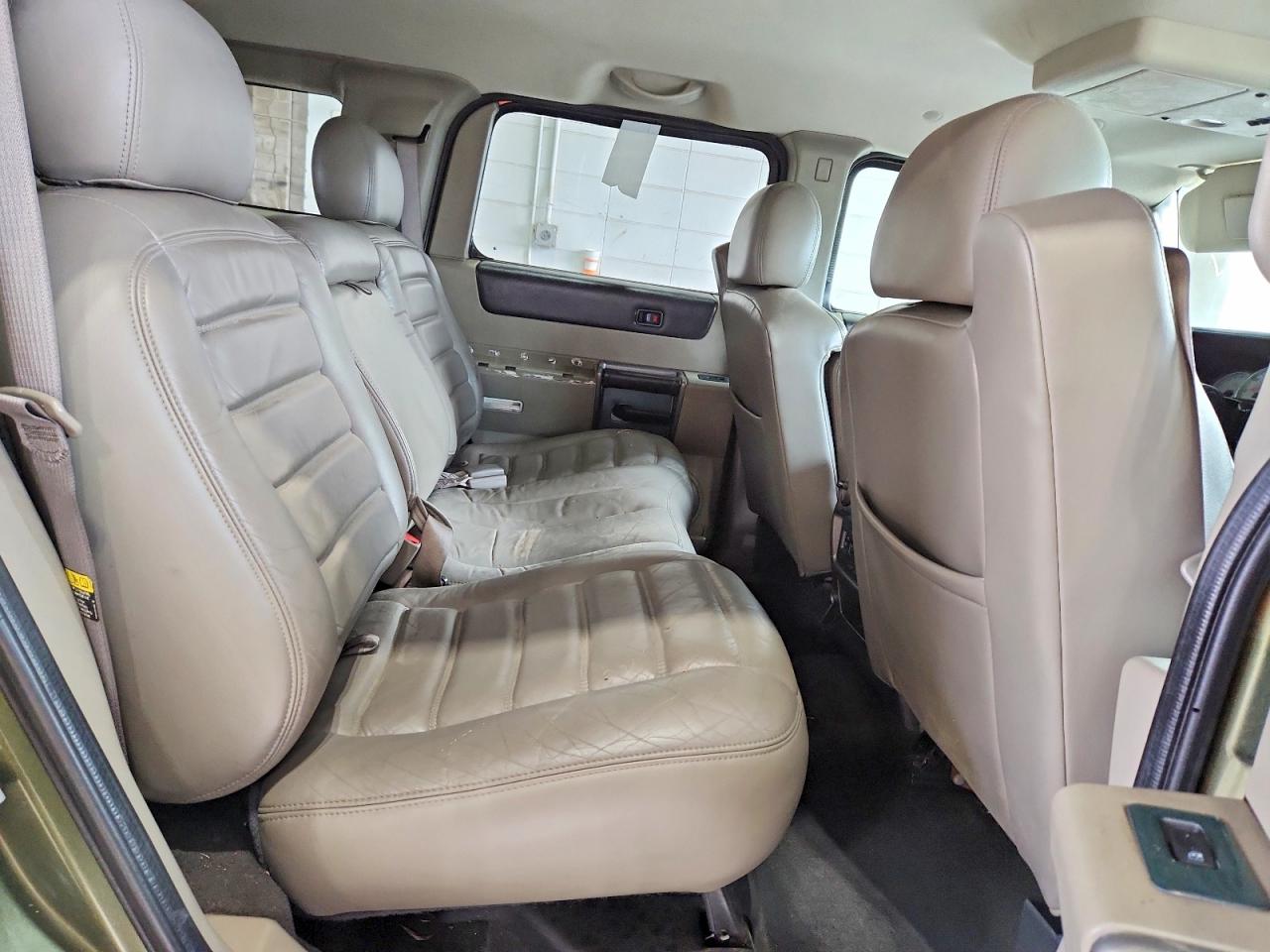 2003 Hummer H2 Green vin: 5GRGN23U83H145186