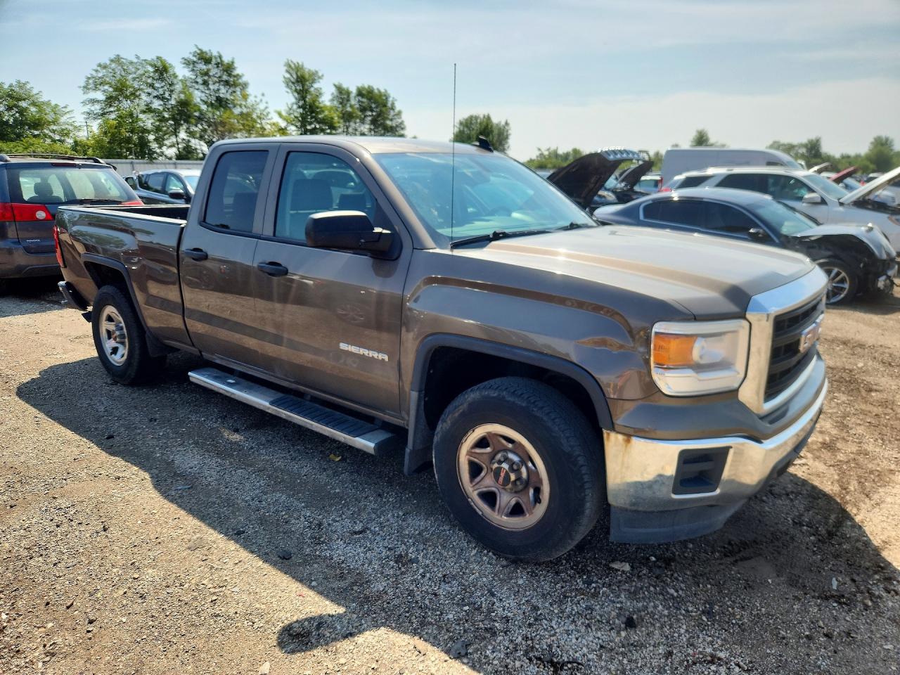 2015 Gmc Sierra K1500 Brown vin: 1GTV2TEC6FZ216301