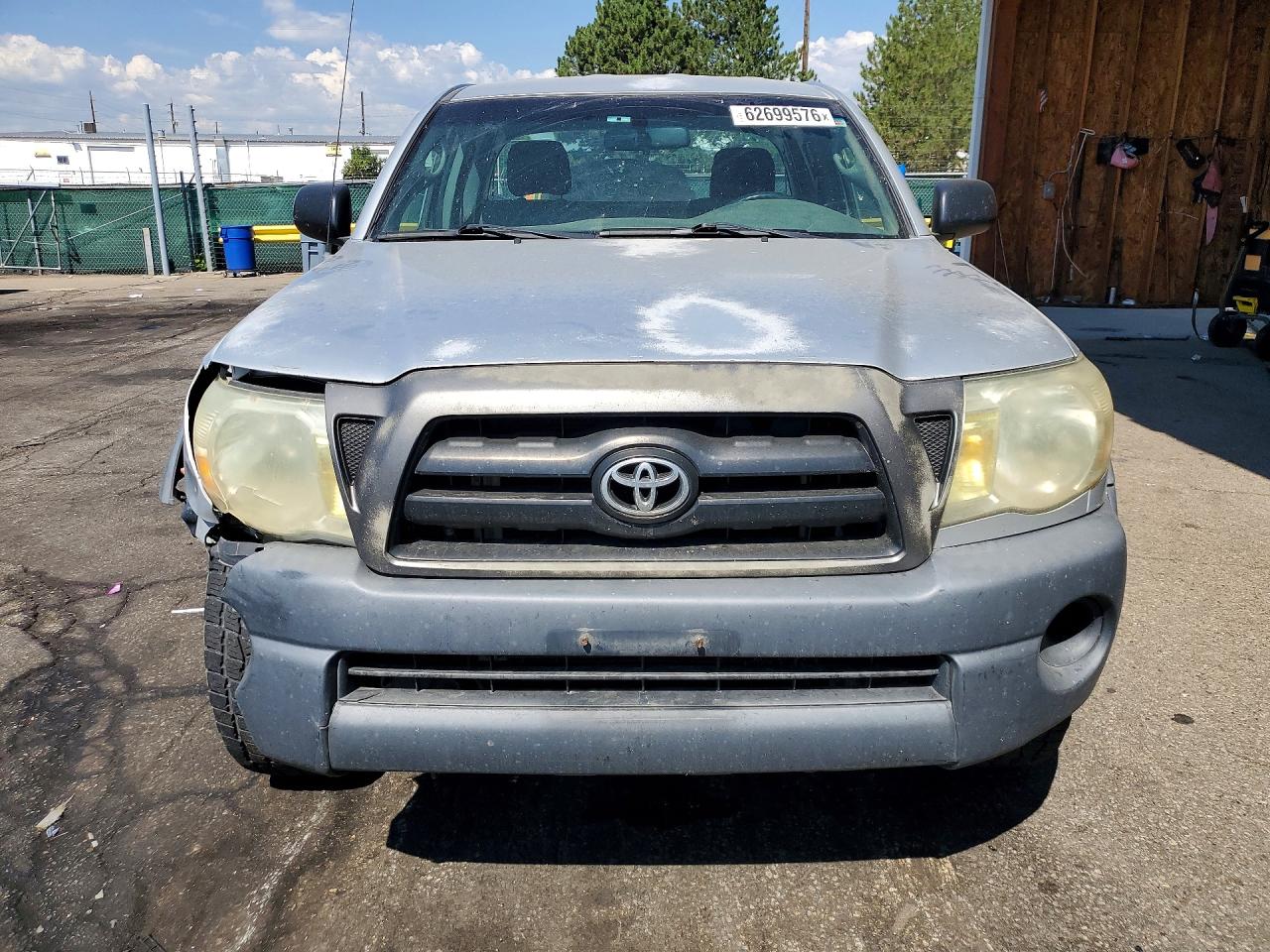 2007 Toyota Tacoma V6 Silver vin: 5TEUU42N17Z455990