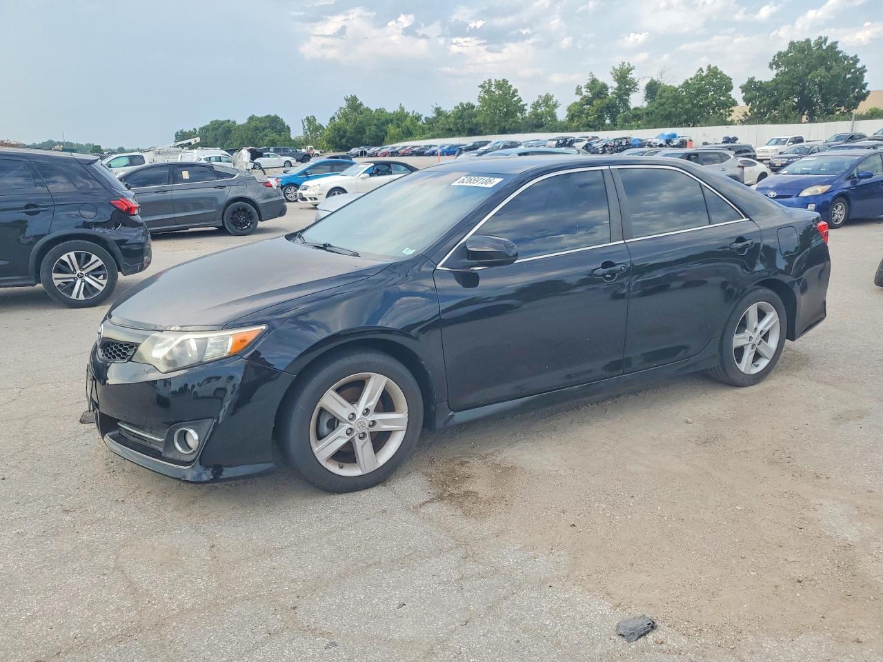 2012 Toyota Camry Se Black vin: 4T1BF1FK6CU133621